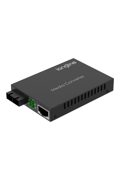 LONGLINE 10/100/1000M 1310nm SM 10Km SC Media Converter - 1