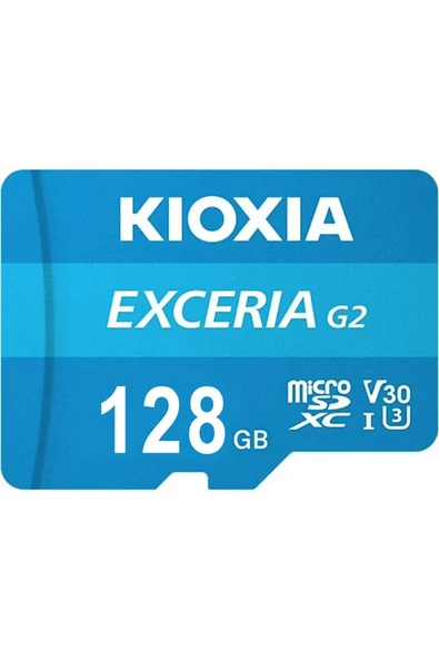 Kioxia 128GB EXCERIA G2 MICRO SDXC U1 V30 4K 100/50 - 1
