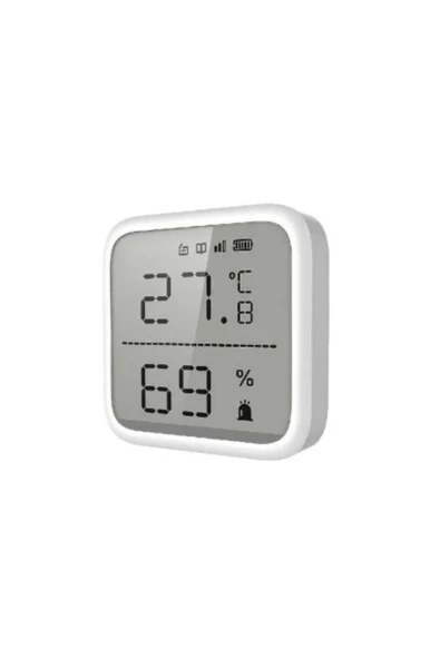 Hikvision Kablosuz Sıcaklık ve Nem Dedektörü / DS-PDTPH-E-WE - 1