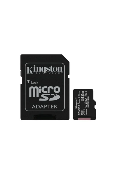 Kingston SDCS2 512GB Micro SD Class 10 Hafıza Kartı (SDCS2/512GB) - 1