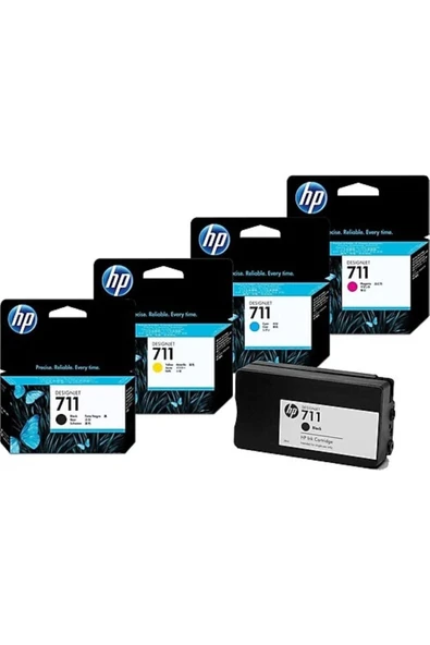 711 Sarı Kartuş ( Cz132a) Kutulu Yeni Tarihli 29 Ml ürün görseli 1