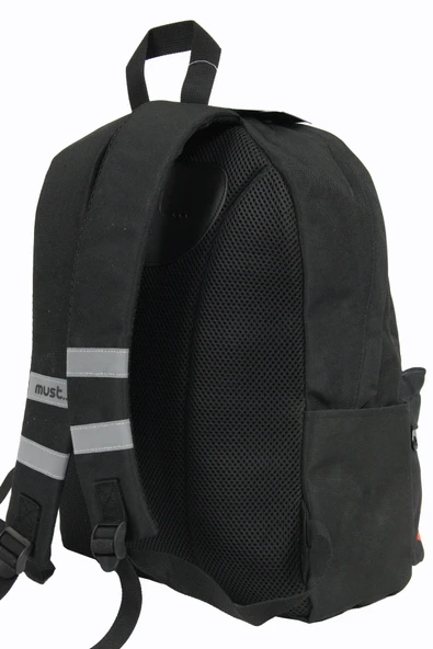 MUST 585059 Gamer Çift Cepli İlkokul Sırt Çantası-Siyah - Resim 4