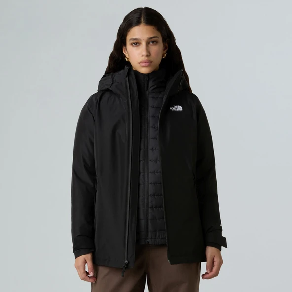 The North Face Carto Mono Triclimate 3'ü 1 Arada Kapüşonlu Kadın Mont NF0A8D3DJK31 - Resim 5