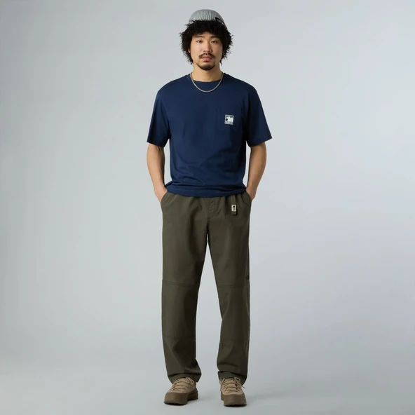 The North Face M MOUNTAIN LOGO RELAXED S/S POCKET TEE Erkek Tişört NF0A8E3M8K21 - Resim 4