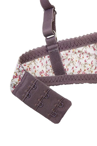 Mor Flower Touch Sütyen Külot Takımı - Resim 5