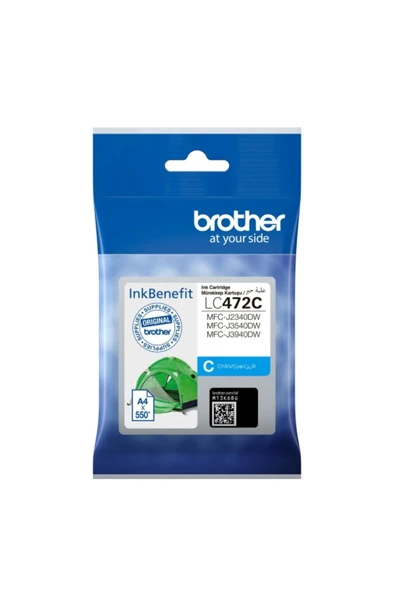 Lc472c Cyan Mavi 550 Sayfa Kartuş Mfc-j2340-j3540-j3940 ürün görseli 1