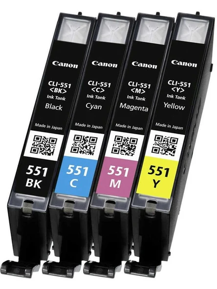 Canon CLI-551/6509B009 Orijinal Kartuş Avantaj Paketi ürün görseli 1