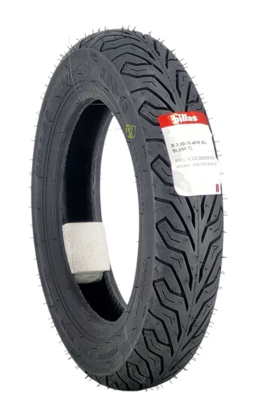 Billas 300-10 Bl084 Tl (Tubeless - Dubleks) Motosiklet Lastiği ürün görseli