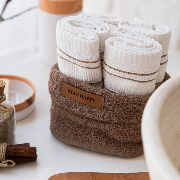 Schafer Home Daily 4 lü Havlu Seti 30x50 Cm-Kahverengi - 2