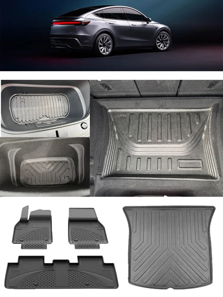 Sahler Tesla Model Y Juniper 2025 4.5D Paspas 3D Rizline Bütün Bagajlar Set ürün görseli