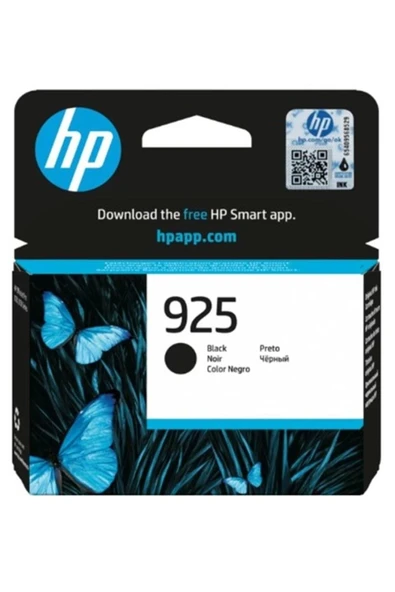 HP 925 Black Siyah Kartuş 4k0v9pe ürün görseli 1