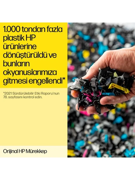 Hp 938 Camgöbeği Orijinal Mürekkep Toneri 4S6X5PE - Resim 3