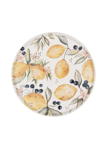 The Mia Limoncello Ayaklı Servis Tabağı 26 cm - Resim 2