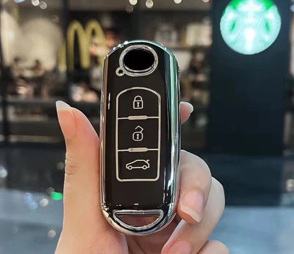 Mazda 2 3 5 6 Cx5 Cx7 Cx9 Mx5 Anahtar Koruma Kılıfı Lütfen Uyumlu Model Teyit Yapınız ürün görseli
