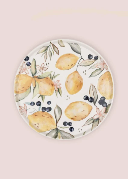 The Mia Limoncello Ayaklı Servis Tabağı 26 cm - Resim 7