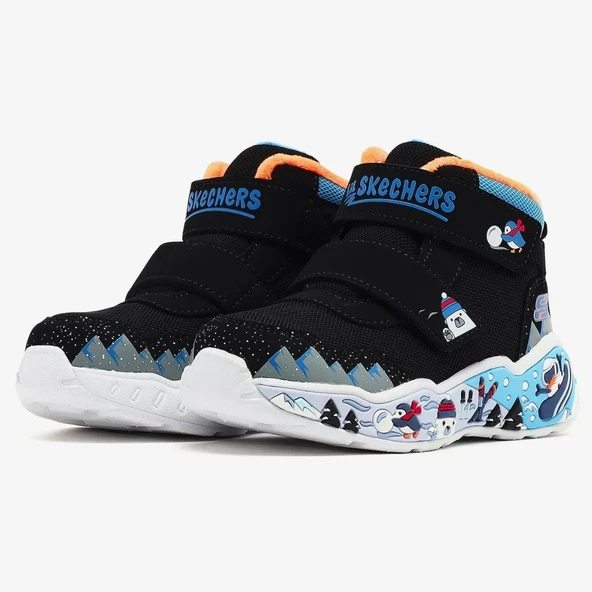 Skechers Play Scene Frosty Pals 407319N Ortopedik Bebek Çocuk Bot - Resim 4