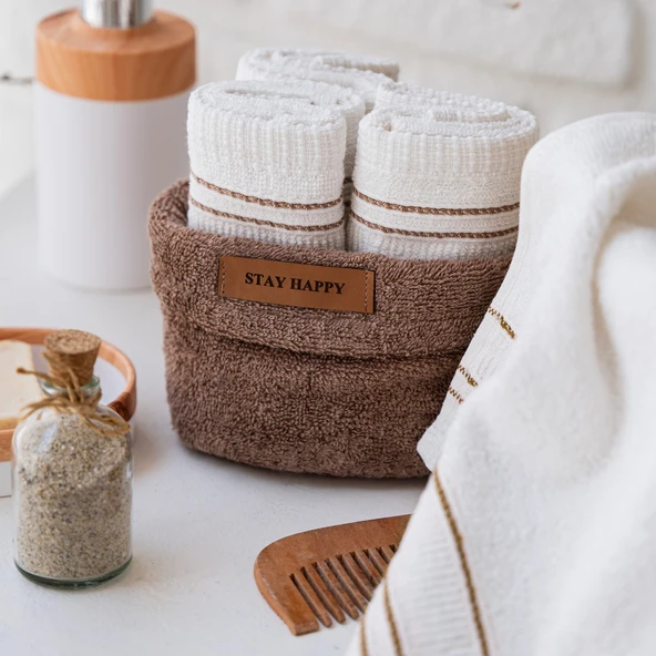 Schafer Home Daily 4 lü Havlu Seti 30x50 Cm-Kahverengi - 4