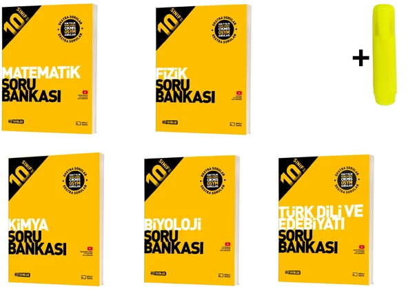 Hız 10. Sınıf Matematik Fizik Kimya Biyoloji Türk Dili Soru Bankası Yeni ürün görseli