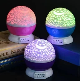 Dönen Star Master Gece Lambası ürün görseli 1