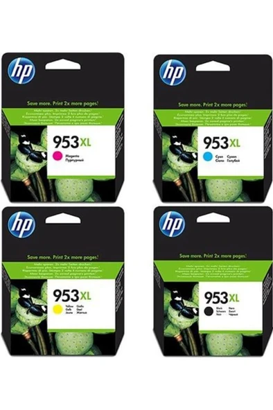 HP L0S70AE + F6U16AE + F6U17AE + F6U18AE 953XL Kartuş Seti ürün görseli 1