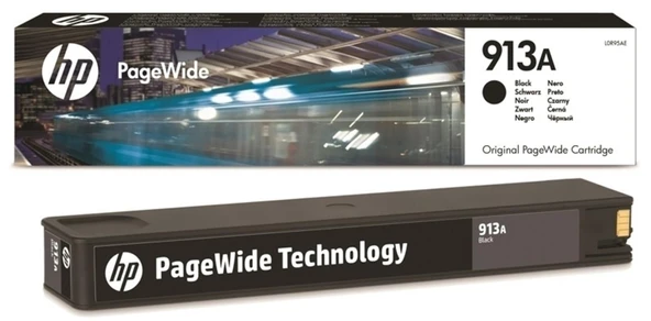 HP 913A Black Siyah Pagewide Kartuş L0R95AE ürün görseli 1