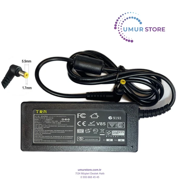 Acer Aspire S3-951-6629 Notebook Adaptörü ürün görseli