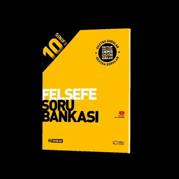 Hız Yayınları 10. Sınıf Felsefe Soru Bankası Güncel Müfredat ürün görseli 1