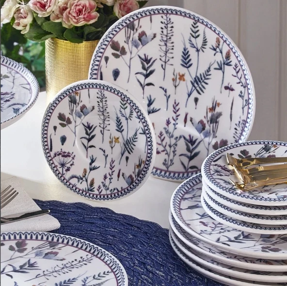 Fecra Palm 19 Parça Sunum ve Servis Seti - 3