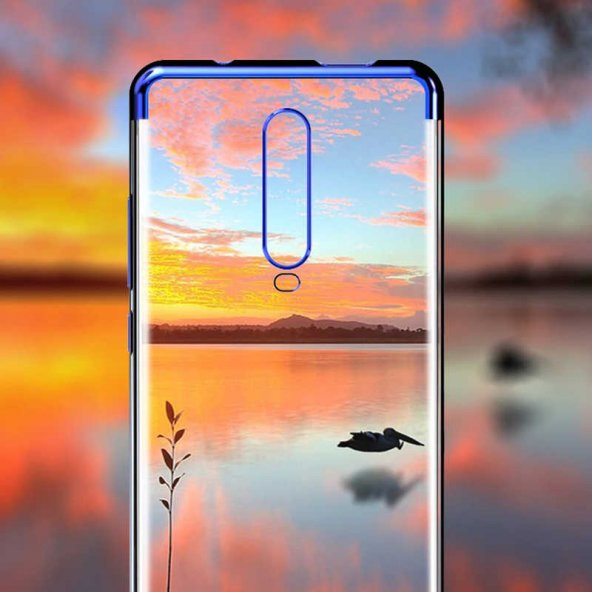 Xiaomi Mi 9T Kılıf Zore Dört Köşeli Lazer Silikon Kapak - 5