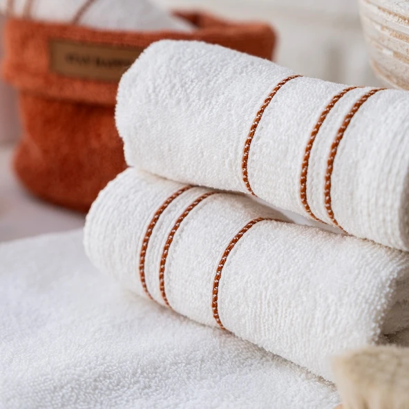Schafer Home Daily 4 lü Havlu Seti 30x50 Cm-Kiremit - 8