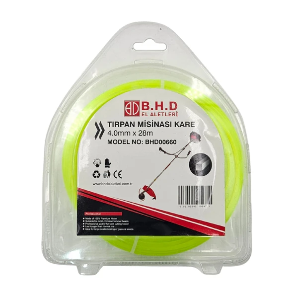 Fixonic B.H.D BHD00660 4mm 28m Kare Tırpan Misina ürün görseli 1