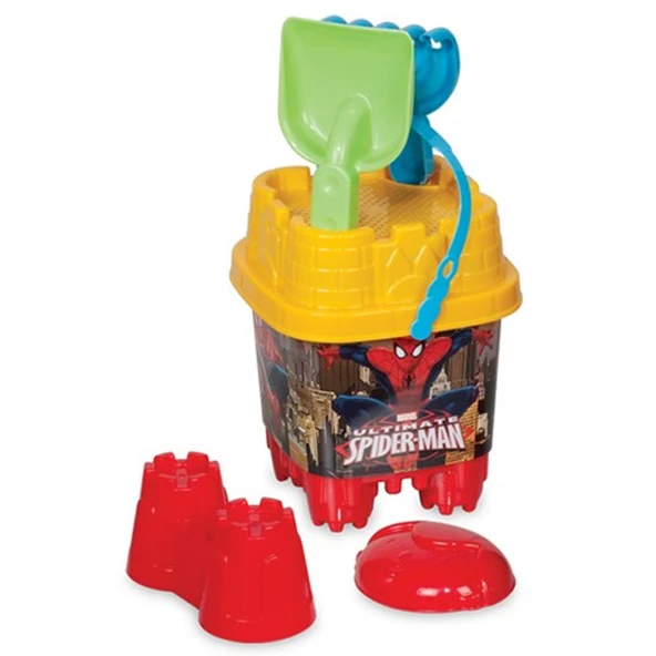 Dede Oyuncak Spiderman Küçük Kale Kova Set 01570 - 2
