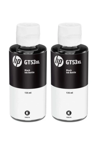 HP Gt53xl Smart Tank Siyah Mürekkep Kartuş Ikili Set Gt53xl-gt316-bk2li ürün görseli 1