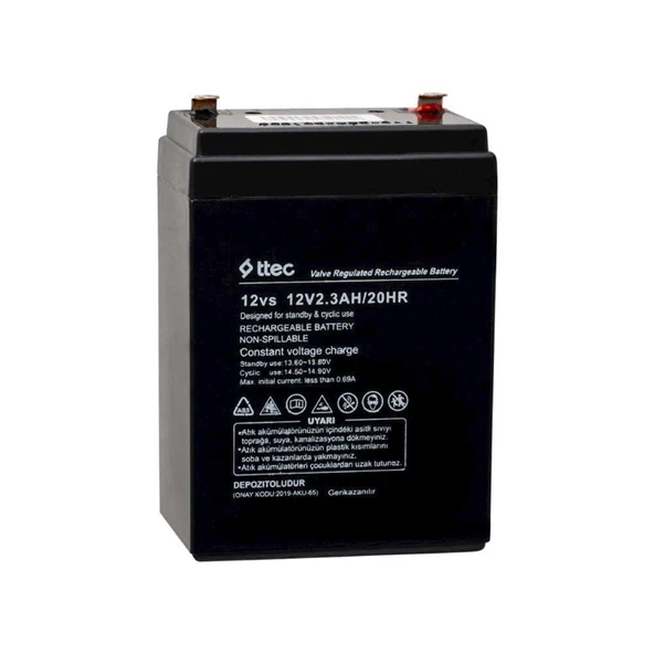 12 V 2 AHM DİK KURU AKÜ