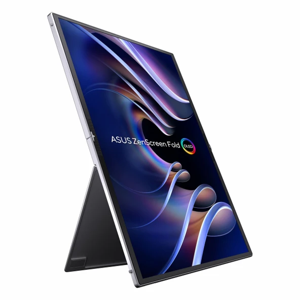 Asus ZenScreen Fold MQ17QH 17.3" 60Hz 0.2Ms mHDMI+USB-C HDR QHD OLED Pivot Taşınabilir Monitör - Resim 2
