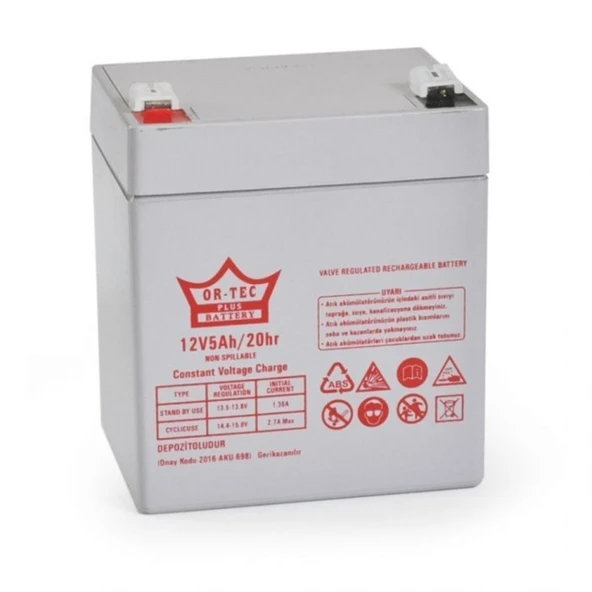 12 V 5 AHM KURU AKÜ