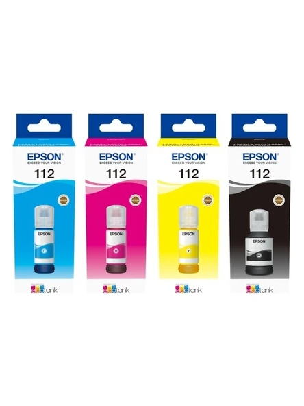 112 Siyah Renkli Orjinal Şişe Mürekkep Takımı ürün görseli 1