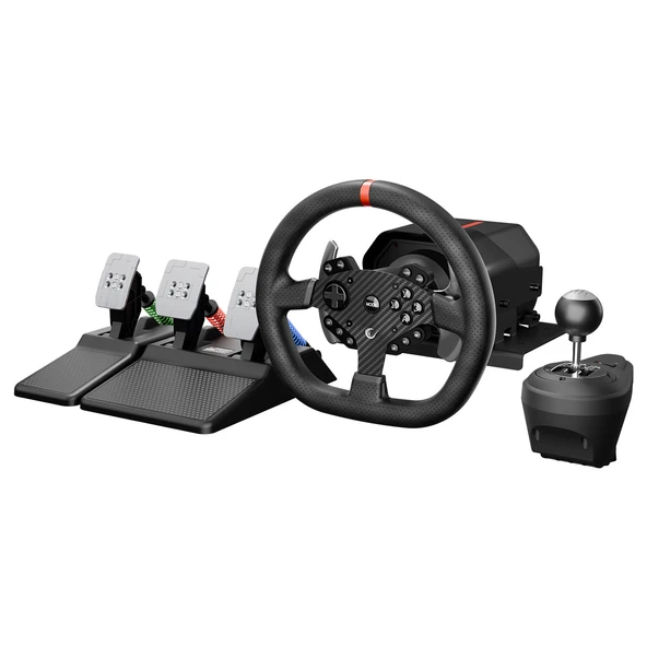 Rampage ROWDY V997 ONLY PC 3 Pedallı - El ve Sıralı Vitesli Gaming Oyuncu Direksiyonu - 2