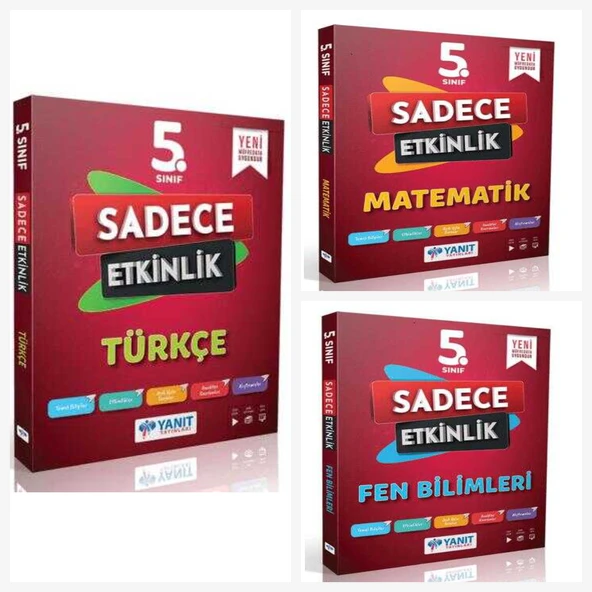 Yanıt 5. Sınıf Türkçe & Matematik & Fen Sadece Etkinlik - 1