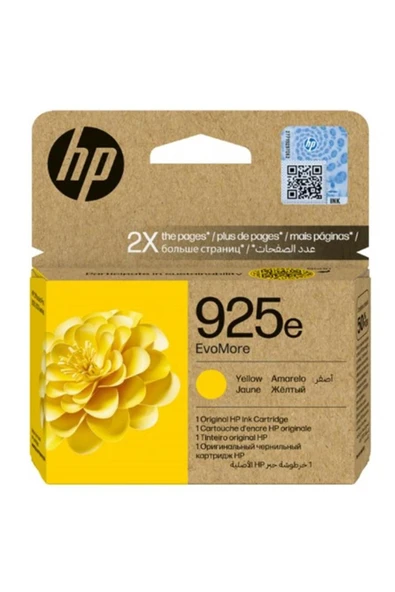 HP 925E Yellow Sarı Kartuş 4K0W2PE ürün görseli 1