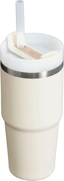 Stanley The Quencher H2.O FlowState Pipetli Termos Bardak 0,41 Krem - 2