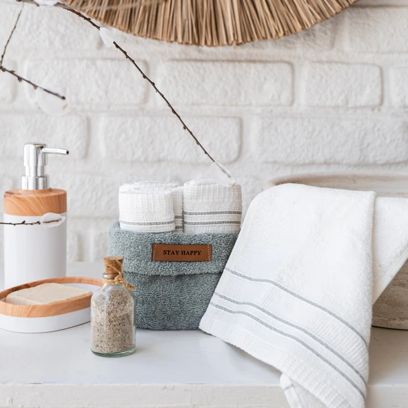 Schafer Home Daily 4 lü Havlu Seti 30x50 Cm-Yeşil - 6