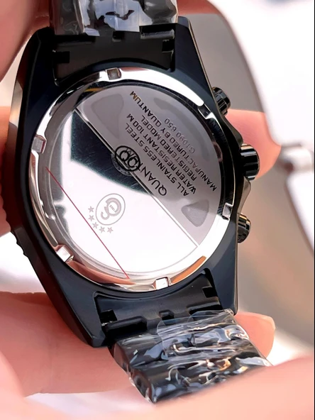 Quantum Galatasaraylı Lisanslı İtalyan Tasarım Bileklik Hediyeli 10 Atm Taraftar Kol Saati EGS1090.650 - Resim 5