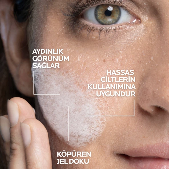 La Roche Posay C Vitamini İçerikli Işıltı Veren Yüz Temizleme Jeli 200 ml - Resim 6