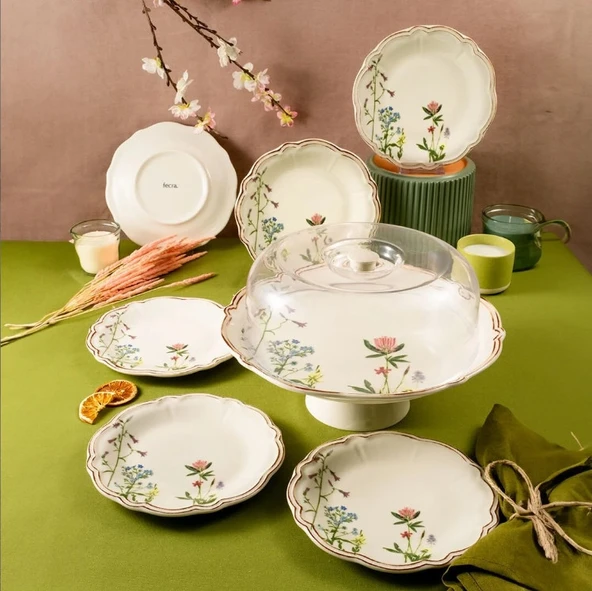 Fecra Doğa 8 Parça Sunum Seti - Resim 3