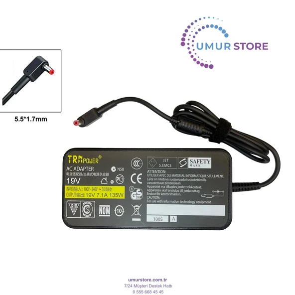 Acer Nitro 5 AN515-54-74Q8 Notebook Adaptörü - 1