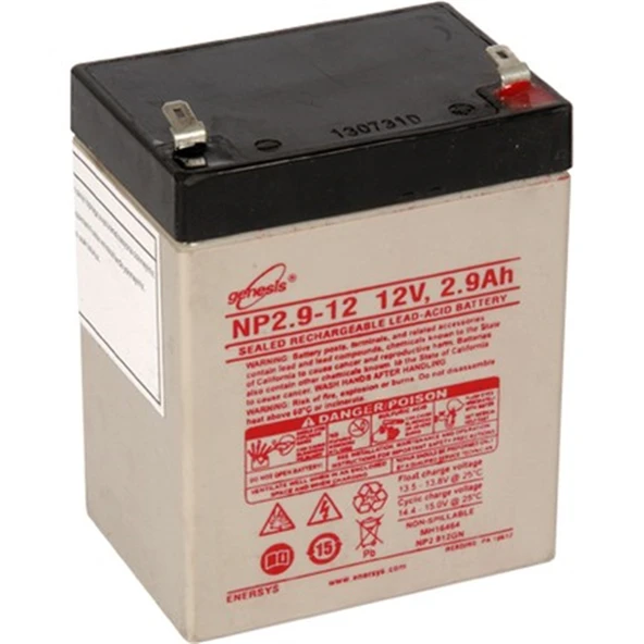 GENESIS 12 V 2,9 AHM AKÜ