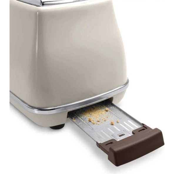 DeLonghi CTOV 2103.BG Icona Vintage İki Dilim Ekmek Kızartma Makinesi - 4