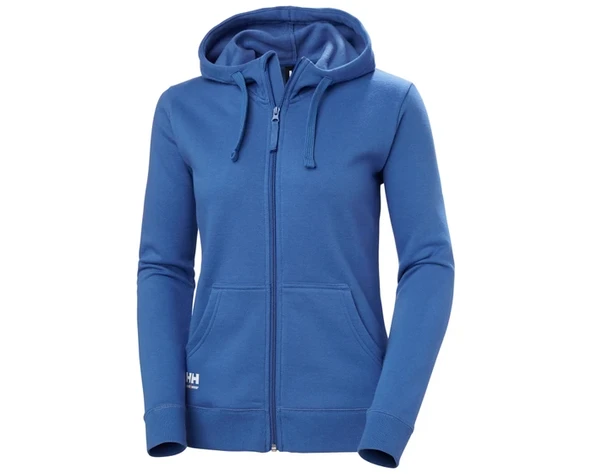 Helly Hansen Workwear Kadın  Klasik Zıp Kapüşonlu Sweatshirt -79323 - Resim 2