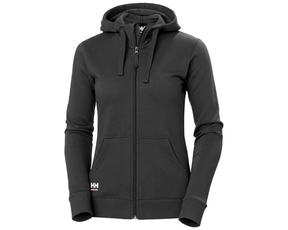 Helly Hansen Workwear Kadın  Klasik Zıp Kapüşonlu Sweatshirt -79323 - Resim 4